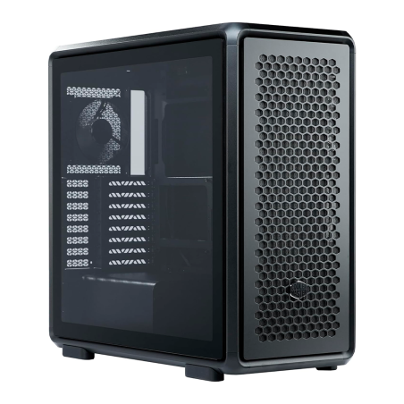 Gabinete Cooler Master MasterFrame 600 Negro ATX con Vidrio Templado, USB-C, Sin Fuente