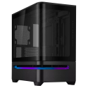Gabinete ASUS Prime AP202 TG ARGB Negro, Media Torre, Vidrio Templado Curvo, Sin Fuente