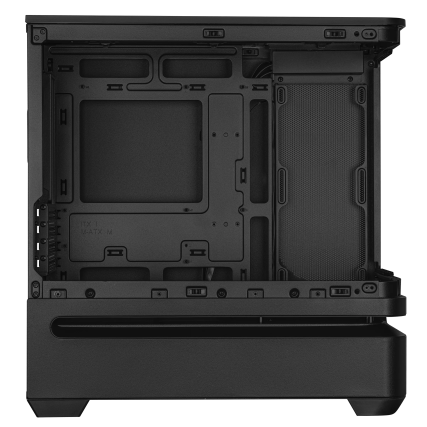 Gabinete ASUS Prime AP202 TG ARGB Negro, Media Torre, Vidrio Templado Curvo, Sin Fuente