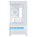 Gabinete ASUS Prime AP202 TG ARGB Blanco, Media Torre, Vidrio Templado Curvo, Sin Fuente