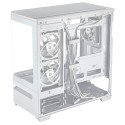 Gabinete ASUS Prime AP202 TG ARGB Blanco, Media Torre, Vidrio Templado Curvo, Sin Fuente