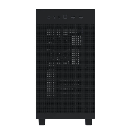 Gabinete ASUS Prime AP303 Mesh Black, Media Torre, Panel de Malla, Sin Fuente