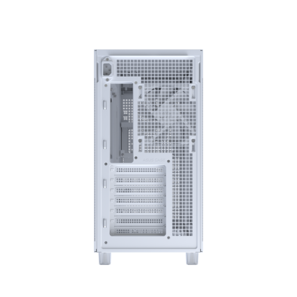 Gabinete ASUS Prime AP303 Mesh White, Media Torre, Panel de Malla, Sin Fuente
