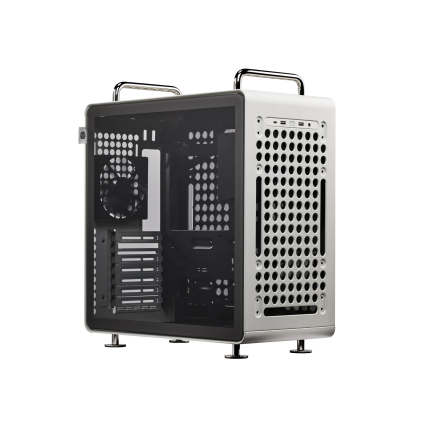 Gabinete Cooler Master Qube 540 Stardust Iron, Media Torre, ITX a E-ATX, Gris, Sin Fuente