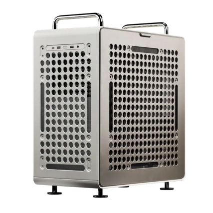 Gabinete Cooler Master Qube 540 Stardust Iron, Media Torre, ITX a E-ATX, Gris, Sin Fuente