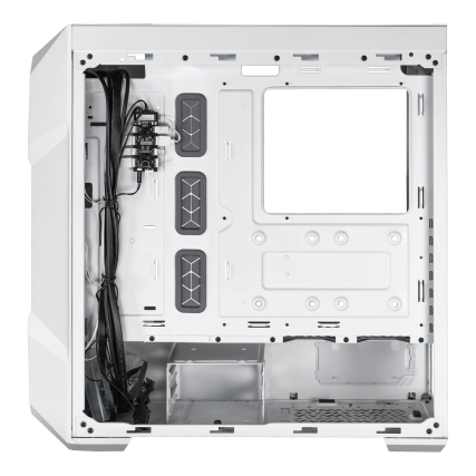 Gabinete Cooler Master TD500 Mesh V2 White , 3 Ventiladores ARGB 120mm, Micro-ATX,  Sin Fuente