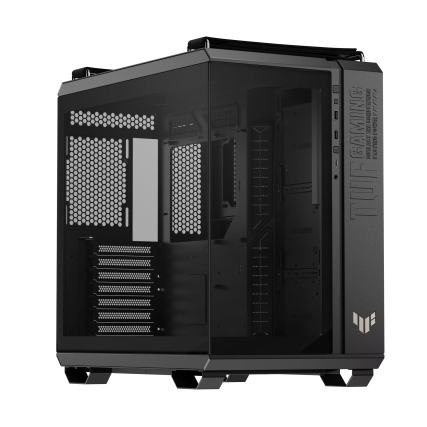 Gabinete ASUS TUF Gaming GT502 Horizon Black, Media Torre, Vidrio Templado, Sin Fuente