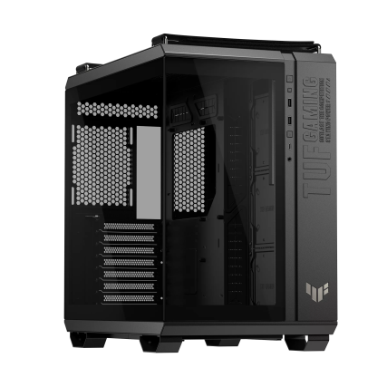 Gabinete ASUS TUF Gaming GT502 Horizon Black, Media Torre, Vidrio Templado, Sin Fuente