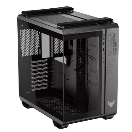 Gabinete ASUS TUF Gaming GT502 Horizon Black, Media Torre, Vidrio Templado, Sin Fuente