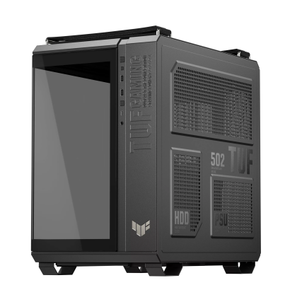 Gabinete ASUS TUF Gaming GT502 Horizon Black, Media Torre, Vidrio Templado, Sin Fuente