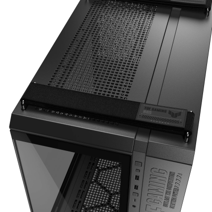 Gabinete ASUS TUF Gaming GT502 Horizon Black, Media Torre, Vidrio Templado, Sin Fuente
