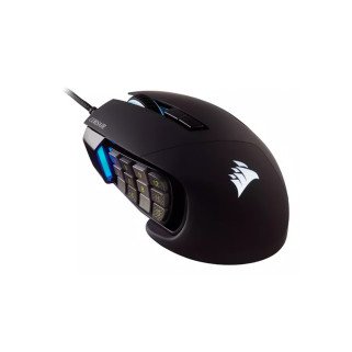 Mouse Gamer Corsair Scimitar RGB Elite Óptico RGB 18,000 DPI, 17 Botones Programables, Negro
