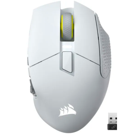 Mouse Gamer Corsair Scimitar Elite Wireless RGB Blanco, 26,000 DPI, 16 Botones Programables