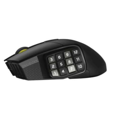 Mouse Gamer Corsair Scimitar Elite Wireless RGB Gris Metálico, 26,000 DPI, 16 Botones Programables