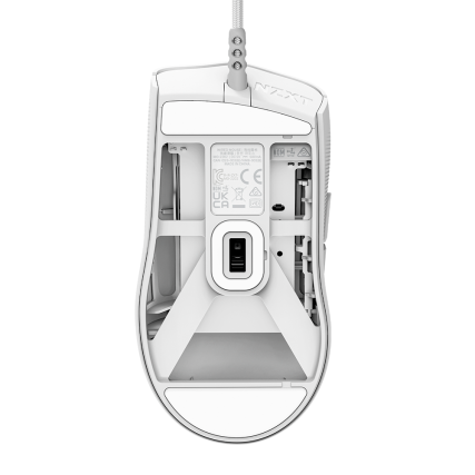 Mouse Gamer NZXT Lift 2 Ergo Blanco 26,000 DPI Ultraligero
