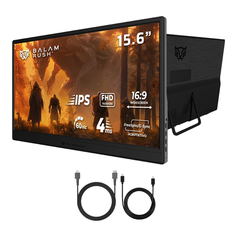 Monitor Portátil Balam Rush Nomad NM15D 15.6" Full HD IPS HDR10 USB-C Mini HDMI