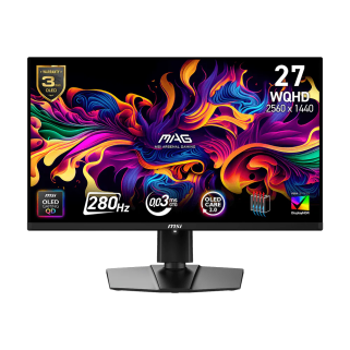 Monitor Gamer OLED MSI MAG 271QP QD-OLED X28 27" WQHD 280Hz USB-C