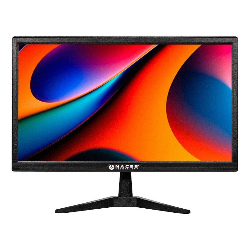 Monitor LED Naceb NA-0504 19.5" HD+ Panel VA 60Hz HDMI/VGA Negro Monitor LED Naceb NA-0504 19.5" HD+ Panel VA 60Hz HDMI/VGA Negro