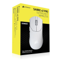Mouse Gamer Inalámbrico Corsair SABRE V2 PRO Wireless Blanco Óptico 33,000 DPI Mouse Gamer Inalámbrico Corsair SABRE V2 PRO Wireless Blanco Óptico 33,000 DPI