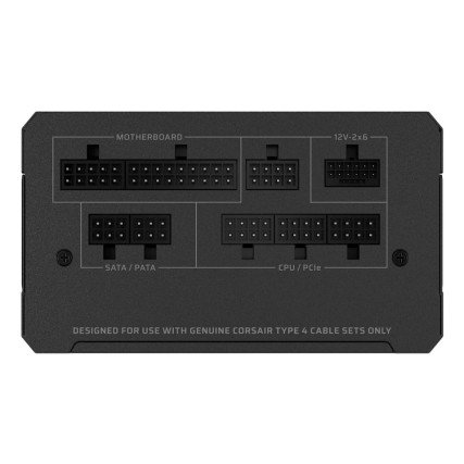 Fuente de Poder Corsair RM1000e 1000W 80 Plus Gold Full Modular ATX 3.1 PCIe 5.1 Negra