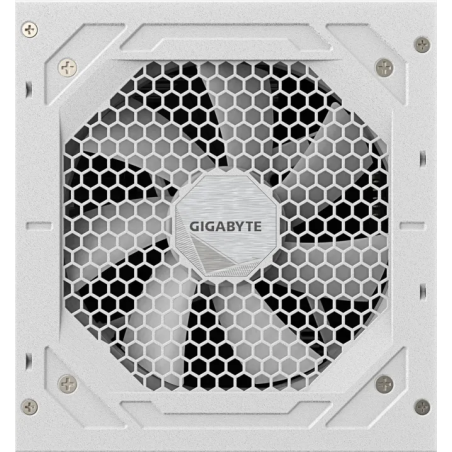 Fuente de Poder Gigabyte UD1000GM PG5 ICE 1000W 80 Plus Gold Full Modular PCIe Gen5 16-Pin ATX 3.0 Blanca