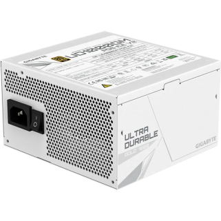 Fuente de Poder Gigabyte UD1000GM PG5 ICE 1000W 80 Plus Gold Full Modular PCIe Gen5 16-Pin ATX 3.0 Blanca