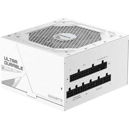 Fuente de Poder Gigabyte UD750GM PG5 ICE 750W 80 Plus Gold Full Modular PCIe Gen5 16-Pin ATX 3.0 Blanca