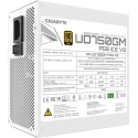 Fuente de Poder Gigabyte UD750GM PG5 ICE 750W 80 Plus Gold Full Modular PCIe Gen5 16-Pin ATX 3.0 Blanca