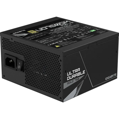 Fuente de Poder Gigabyte GP-UD750GM PG5 V2 750W 80 Plus Gold Modular ATX 3.1 PCIe 5.1 12V-2x6 Negro
