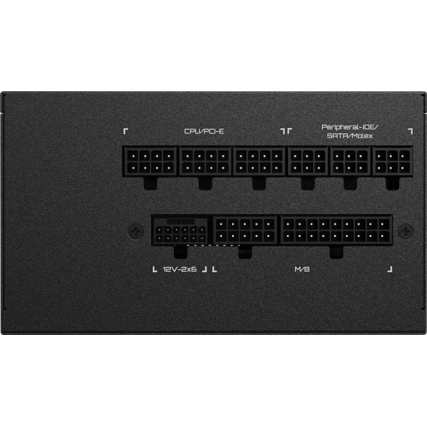 Fuente de Poder Gigabyte GP-UD750GM PG5 V2 750W 80 Plus Gold Modular ATX 3.1 PCIe 5.1 12V-2x6 Negro