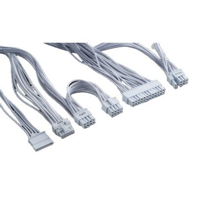 Fuente de Poder Cooler Master MWE 850W Blanca ATX 3.1 PFC Activo No Modular