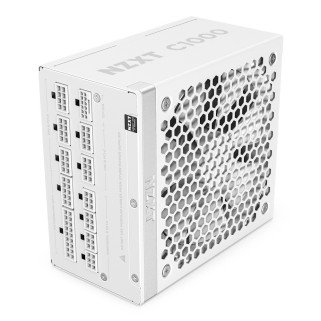 Fuente de Poder NZXT C1000 1000W 80 Plus Gold ATX 3.1 Full Modular Blanca