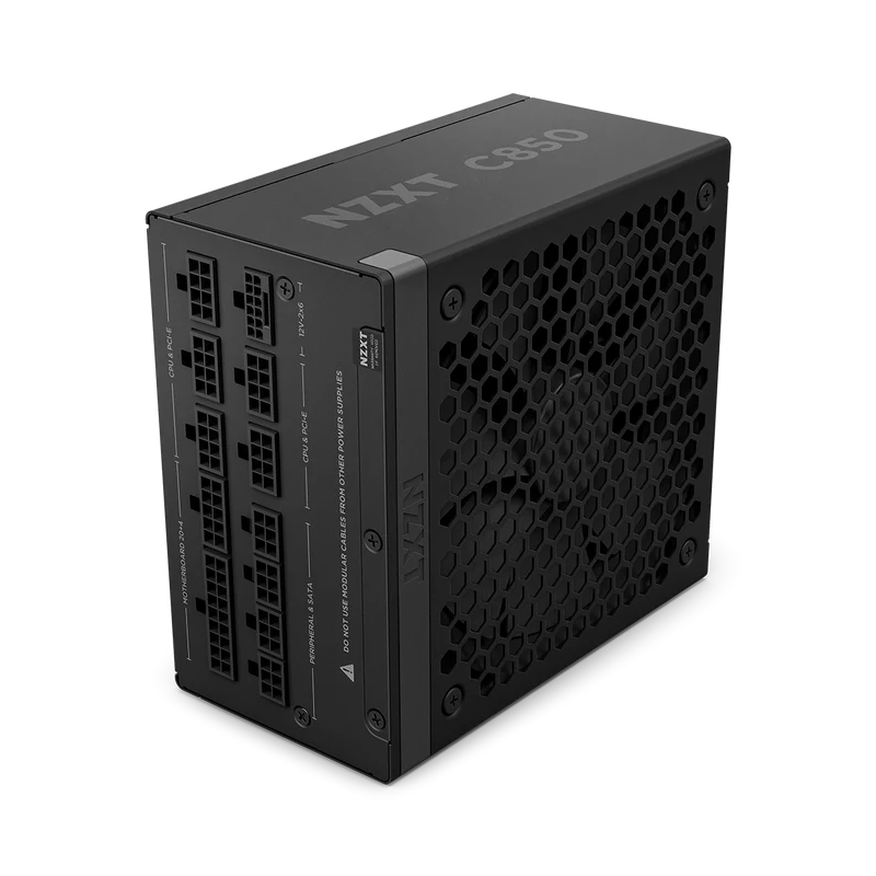 Fuente de Poder NZXT C850 850W 80 Plus Gold ATX 3.1 Full Modular Negra Fuente de Poder NZXT C850 850W 80 Plus Gold ATX 3.1 Full Modular Negra
