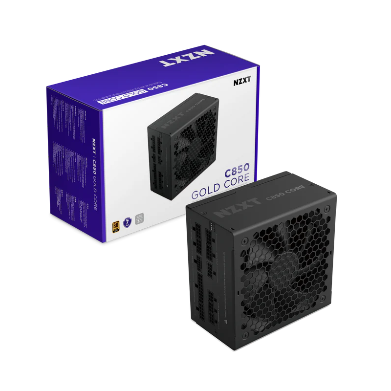 Fuente de Poder NZXT C850 850W 80 Plus Gold Full Modular Negra Fuente de Poder NZXT C850 850W 80 Plus Gold Full Modular Negra
