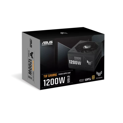 Fuente de Poder ASUS TUF Gaming 1200W Gold (TUF-GAMING-1200G) 80 Plus Gold Totalmente Modular ATX 3.0