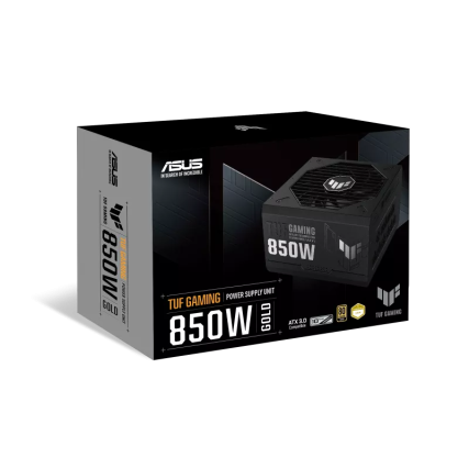 Fuente de Poder ASUS TUF Gaming 850W Gold, 80 Plus Gold Totalmente Modular ATX12V