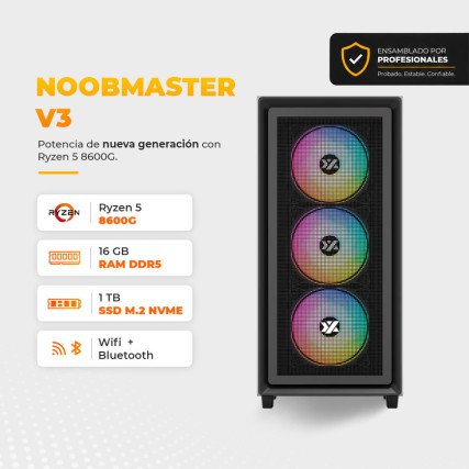 Computadora gamer Noobmaster V3 | Gank Gaming Store ®