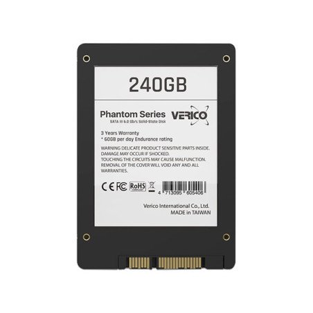 Unidad SSD Interna VERICO Phantom 240GB SATA III 2.5" 7mm 3D NAND