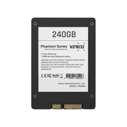 Unidad SSD Interna VERICO Phantom 240GB SATA III 2.5" 7mm 3D NAND