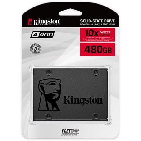 SSD Kingston 480GB SATA III 2.5" KC-S44480-7S | Lectura 500MB/s Escritura 450MB/s