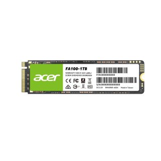 SSD Acer FA100 1TB M.2 NVMe PCIe, Hasta 3300MB/s