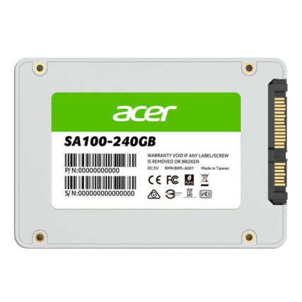 Unidad SSD Acer SA100 240GB 2.5" SATA III 560MB/s