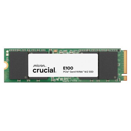 Unidad SSD Crucial E100 M.2 NVMe 2TB PCIe Gen4 2280