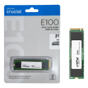 Unidad SSD Crucial E100 M.2 NVMe 2TB PCIe Gen4 2280