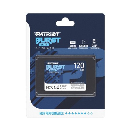 SSD Patriot Burst Elite 120GB SATA III 2.5" 7mm 3D NAND