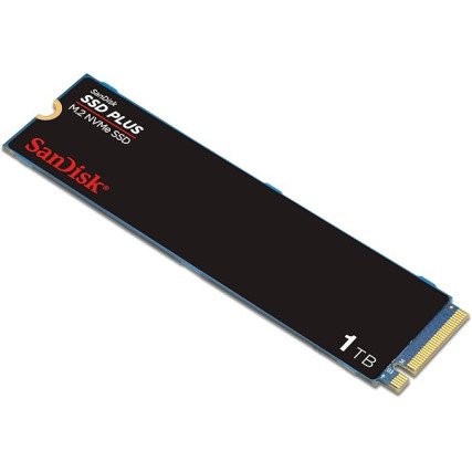Unidad SSD SanDisk Plus NVMe M.2 1TB PCIe Gen 3.0  Hasta 3,200 MB/s