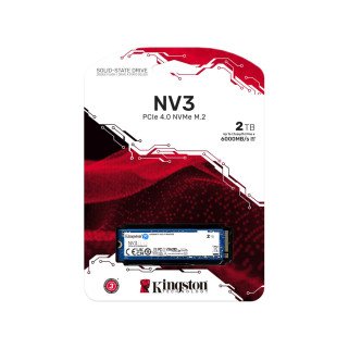 Unidad SSD Kingston NV3 2TB M.2 2280 NVMe PCIe 4.0 (SNV3S/2000G)