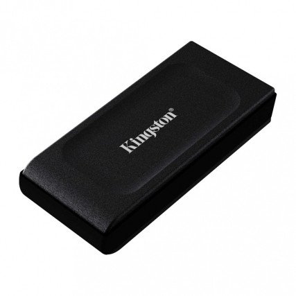 Unidad SSD Externa Kingston XS1000 2TB USB 3.2 Gen 2 Tipo C Portátil Negro SXS1000/2000G