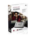Unidad SSD Externa Kingston XS2000 4TB USB 3.2 Gen 2x2 Tipo C Portátil Negro/Plata