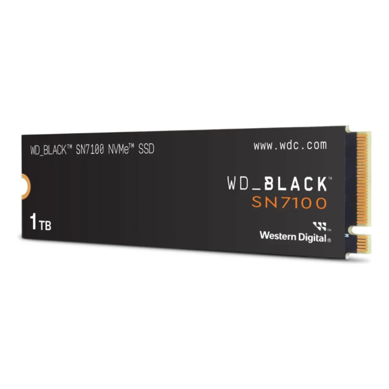Unidad SSD WD Black SN7100 1TB M.2 NVMe PCIe 4.0 x4 WDS100T4X0E Alta Velocidad